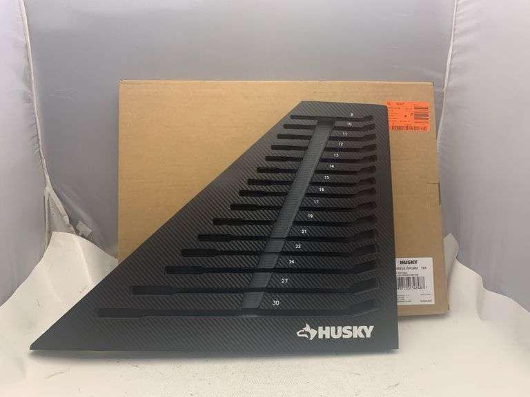 (2) Husky Metric Wrench Storage Tray (15-Piece)