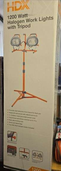 HDX 1200-Watt Halogen Tripod Work Light