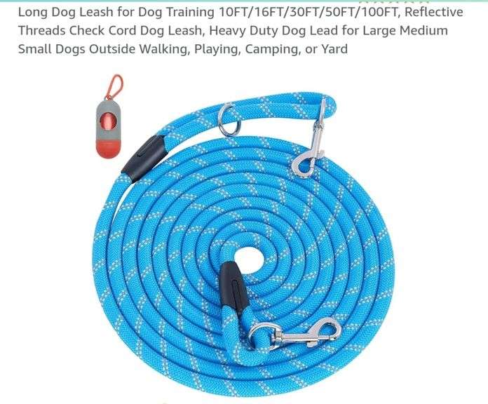 Long Dog Leash for Dog Training 15ft