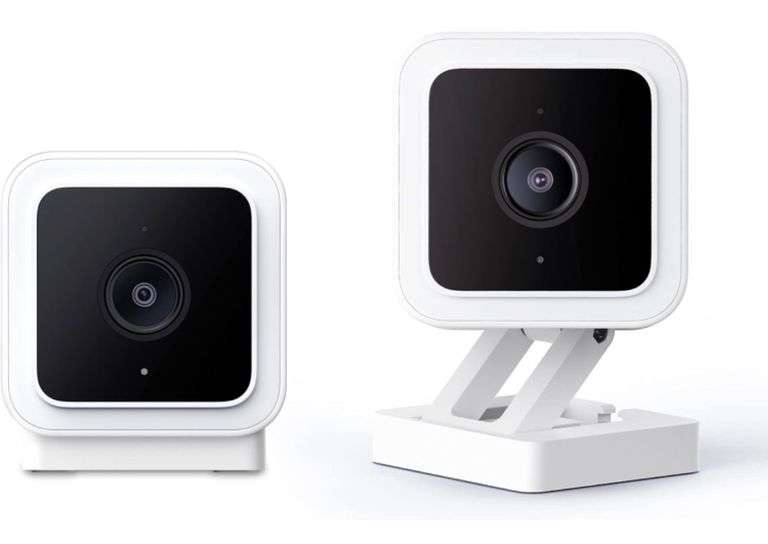 WyzeCamera v3 1080p HD Indoor/Outdoor Plug-in Smart Home Security Cameras, Color Night Vision, 2-Way Audio