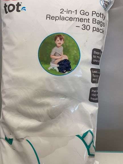 Pampers Baby Wipes 12 Pack 672 Ct & 2-in-1 Go Potty Replacement Bags 30ct