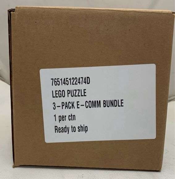 Lego Puzzle Assortment | A Bundle of 3 1000-Piece Premium Jigsaw Puzzles