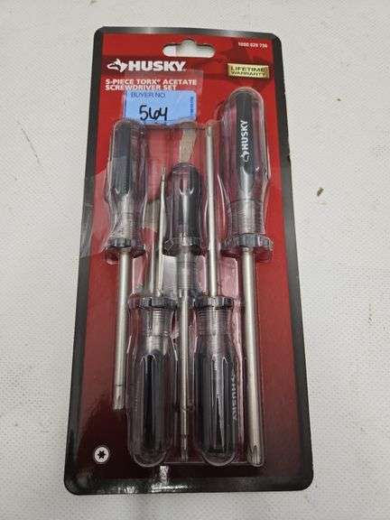 Husky
Torx Screwdriver Set (5-Piece)