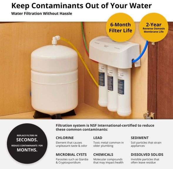 Whirlpool WHER25 Reverse Osmosis Filtration System