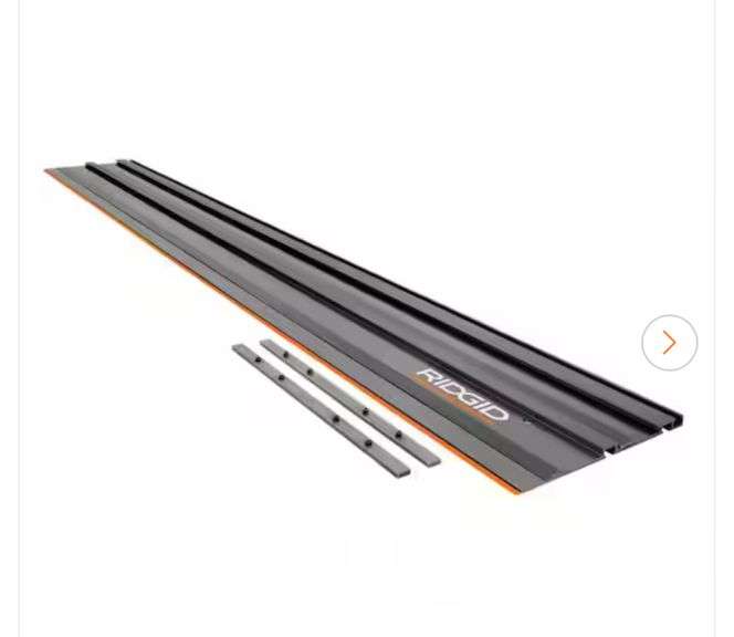 Ridgid 60 in Track Saw Guide Rail (1) 60 in Track (2) Connector Bars (1) Track Wrench