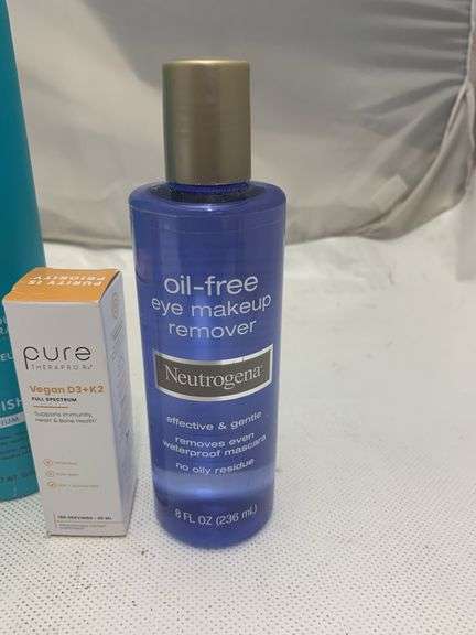 Exfoliating Crush Scrub 8FL. Oz, Neutrogena Oil-Free Eye Makeup Remover 8FL. Oz & More