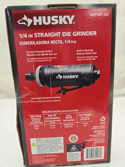 Read! Husky 1/4 in. Straight Die Grinder