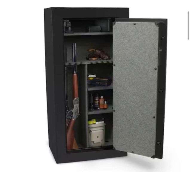 Sports Afield 30-Gun Fireproof Electronic Lock Gun Safe, Black