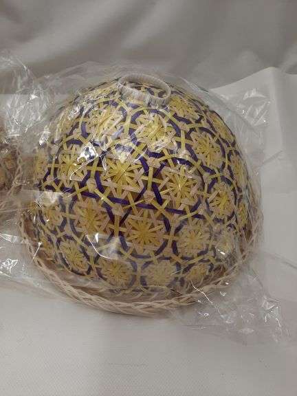 2pc Storage Basket Woven Storage Holder Multi-function Bamboo Basket Food Cover Bamboo