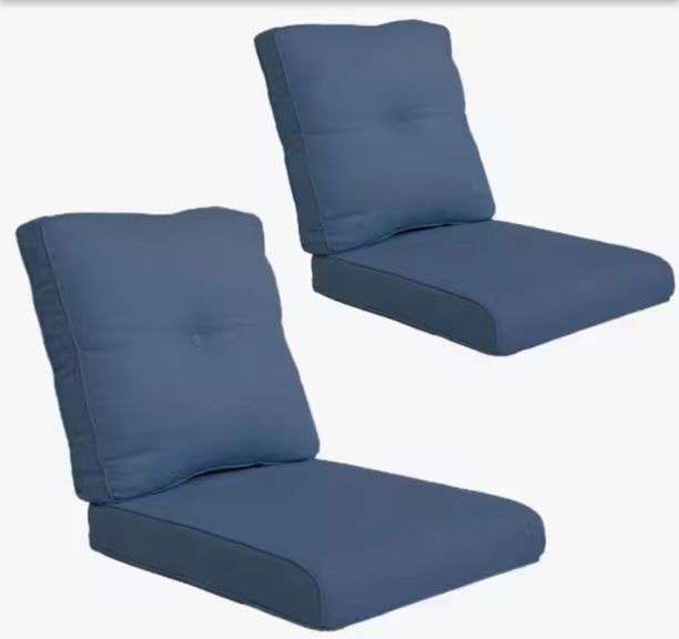 22 in. x 24 in. 4-Piece CushionGuard Deep Seating Outdoor Lounge Chair Replacement Cushions