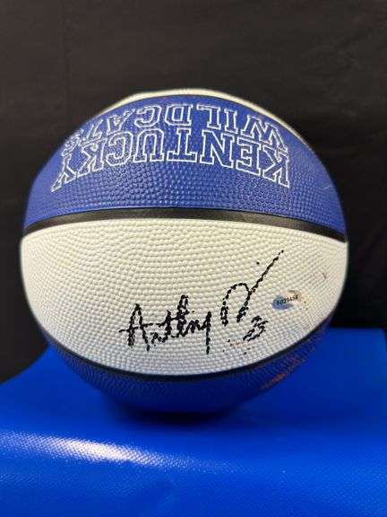 Anthony Davis signed ball see all pics