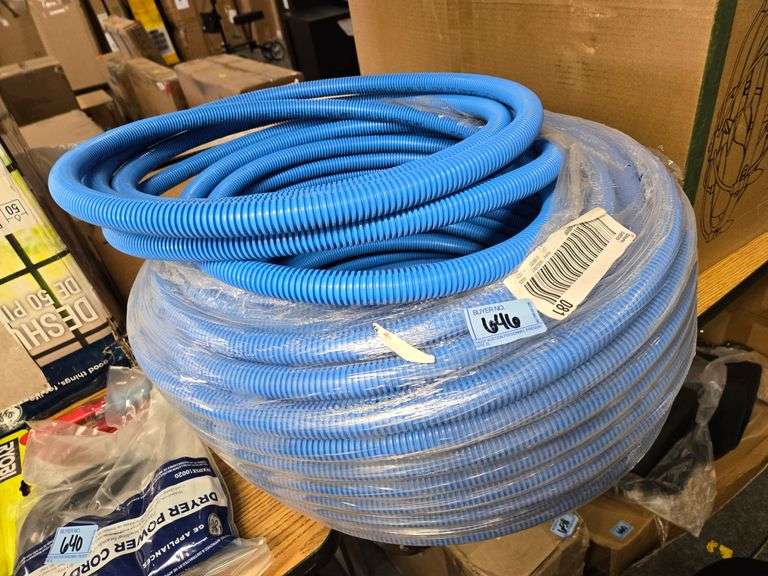 Read! Large Roll 3/4" Electrical Nonmetallic Tubing Conduit Coil, Blue