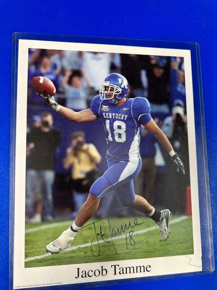 Jacob Tamme Signed 10x13