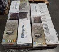 12 BOXES Of Lifeproof Sterling Oak 6 MIL x 8.7 in. W x 48 in. L Click Lock Waterproof Luxury Vinyl Plank Flooring (20.1 sqft/case)