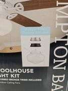 Hampton Bay 1-Light Multi-Finish Ceiling Fan Globe LED Light Kit