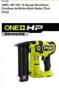RYOBI ONE+ HP 18V 18-Gauge Brushless Cordless AirStrike Brad Nailer (Tool Only)