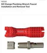 RIDGID EZ Change Plumbing Wrench Faucet Installation and Removal Tool
