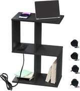 Homesuit End Table with Charging Station
