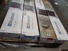 12 BOXES Of Lifeproof Sterling Oak 6 MIL x 8.7 in. W x 48 in. L Click Lock Waterproof Luxury Vinyl Plank Flooring (20.1 sqft/case)