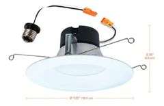 LT 5/6 in. LED Retrofit Module with Baffle Trim 5CCT 750lm