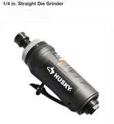 Read! Husky 1/4 in. Straight Die Grinder