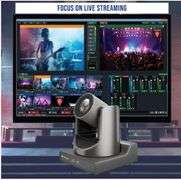AVKANS NDI PTZ Camera - 30X Auto Tracking Live Streaming NDI Camera with SDI/HDMI/IP Outputs for Church Worship School Sport Hospital Wedding Live Streaming (Newtek Official NDI Camera)