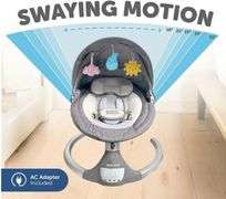 Nova Baby Swing for Newborns - Electric Motorized Infant Swing, Bluetooth Music, 10 Preset Melodies, Remote (2024 Model) - Jool Baby