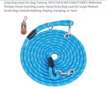Long Dog Leash for Dog Training 15ft