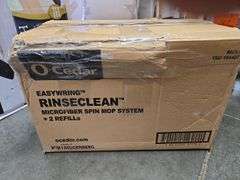 O-Cedar EasyWring RinseClean Microfiber Spin Mop & Bucket Floor Cleaning System with 2 Extra Refills