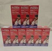 (3) Tylenol Children's Oral Suspension, Fever Reducer and Pain Reliever, Grape, 4 fl oz (3ct Each)