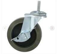 HDX 4 in. Industrial Casters with Bumper (4-Pack)