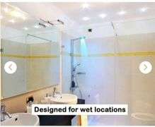 Commercial Electric Easy-Up 6 in. White Baffle Integrated LED Recessed Kit with Selectable CCT (2700K-5000K), (No Can Needed)