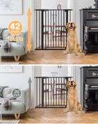 42" Extra Tall Baby Gate for Stairs Doorways, Fits Openings of 29.5" to 40.5" Wide
