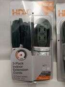 2 HDX 3 Pack Indoor Extension Cords (2 6ft, 1 12ft) 16 Gauge