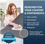 Sky Solutions Anti Fatigue Floor Mat - 3/4" Thick Cushioned Kitchen Rug, Standing Desk Mat 20"x32"