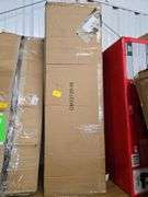 Costway 7.5 ft Prelit Premium Snow Flocked Hinged Artificial Christmas Tree with 450 Lights