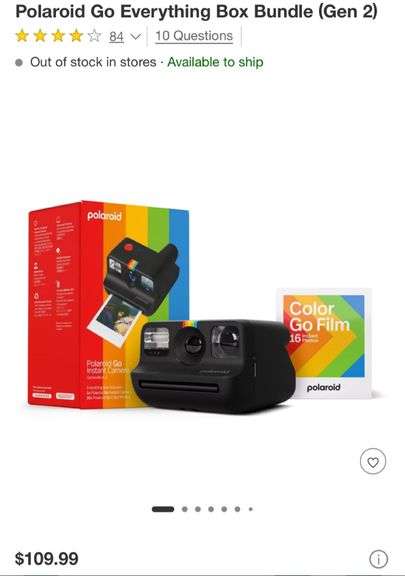 Polaroid Go Everything Box Bundle (Gen 2)