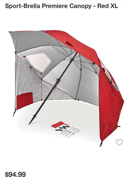 Sport Brella Premiere XL Canopy Red