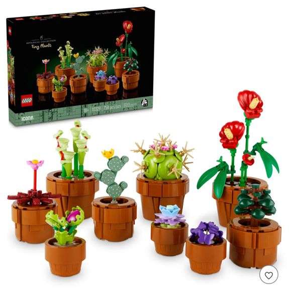 LEGO Icons Tiny Plants and Flowers Build and Display Set 10329