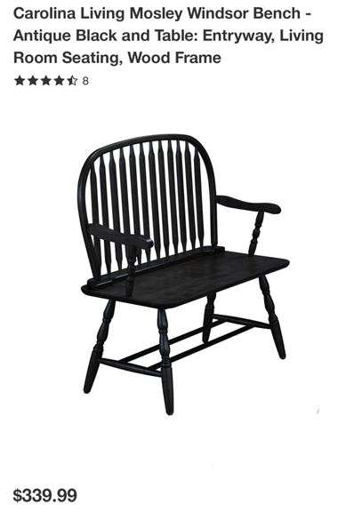 Carolina Living Mosley Windsor Bench