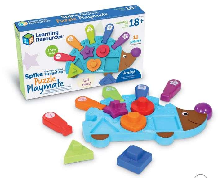 Learning Resources Spike the Fine Motor Hedgehog Puzzle Playmate