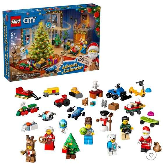 LEGO City Advent Calendar 2025 Kids Toy 60475