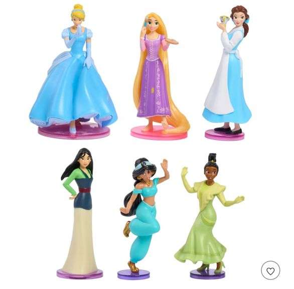 Disney Signature Collection Princess Action Figure Set-6pk