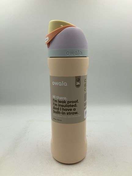 Owala 24oz FreeSip Stainless Steel Water Bottle - Sandy Shores - SEE ALL PHOTOS FOR QUALITY