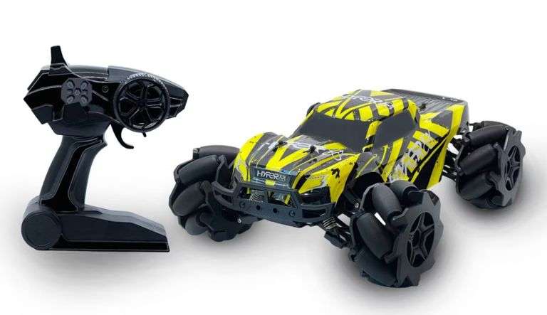 Hyper High-Speed RC Drift Race Truck Rechargeable Car - 1:10 Scale - 2.4 GHz: Remote Control Vehicle USB Powered