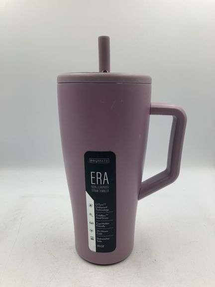 BruMate Era 30oz Leakproof Straw Tumbler - Plum - SEE ALL PHOTOS FOR QUALITY