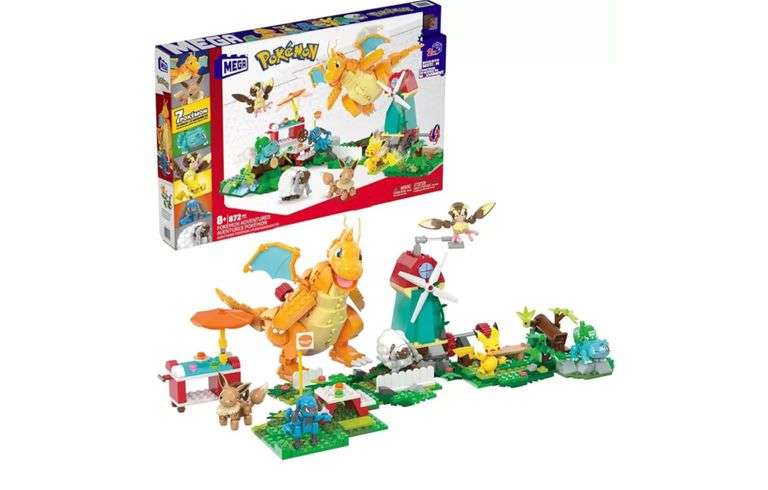 MEGA Pokemon Adventures 872 Piece Building Set