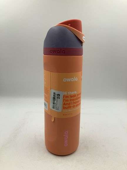 Owala 24oz FreeSip Stainless Steel Water Bottle - Tangy Tango - SEE ALL PHOTOS FOR QUALITY