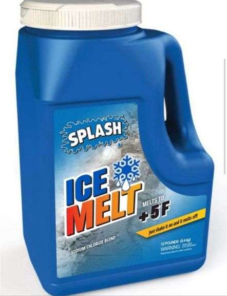 SPLASH 12lbs Ice Melt Jug: Outdoor Deicer