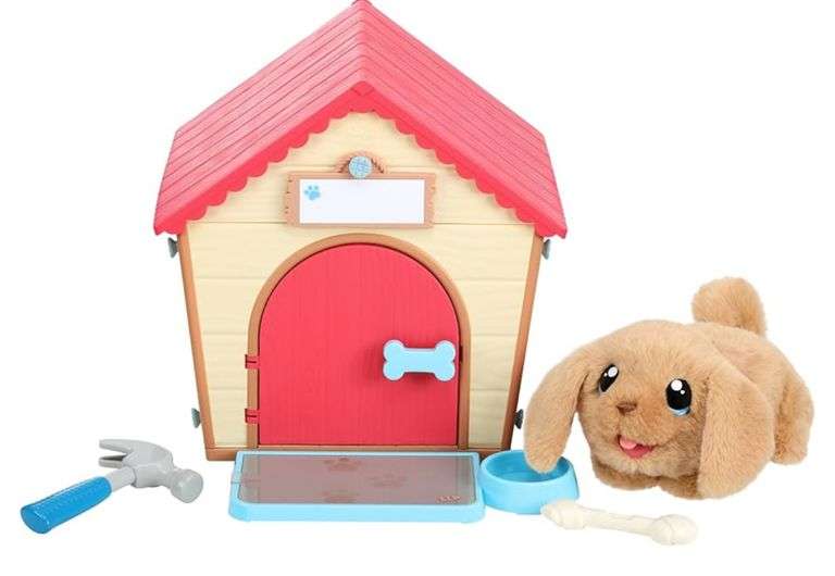 Little Live Pets My Puppy Interactive Plush Toy & Kennel. 25+ Sounds & Reactions. Name Your Puppy and Surprise! It Appears! Gifts for Kids Ages 5+